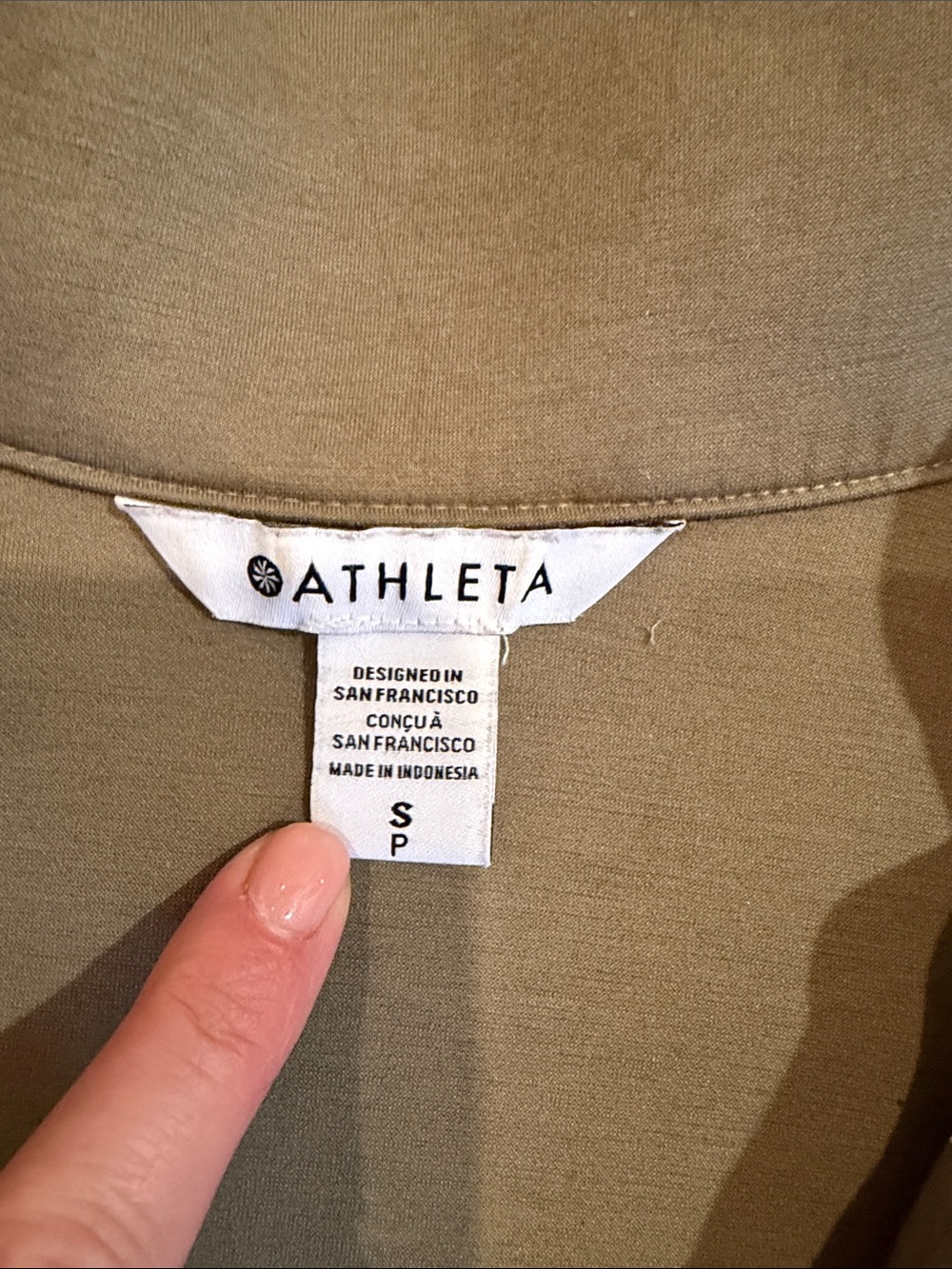 Athleta | Olive green pullover - Picture 3 of 4